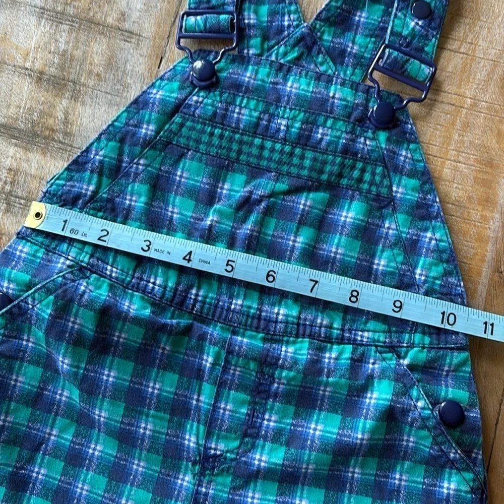 Vintage Gymboree boys plaid overalls X-Small(9m-1.5yr)